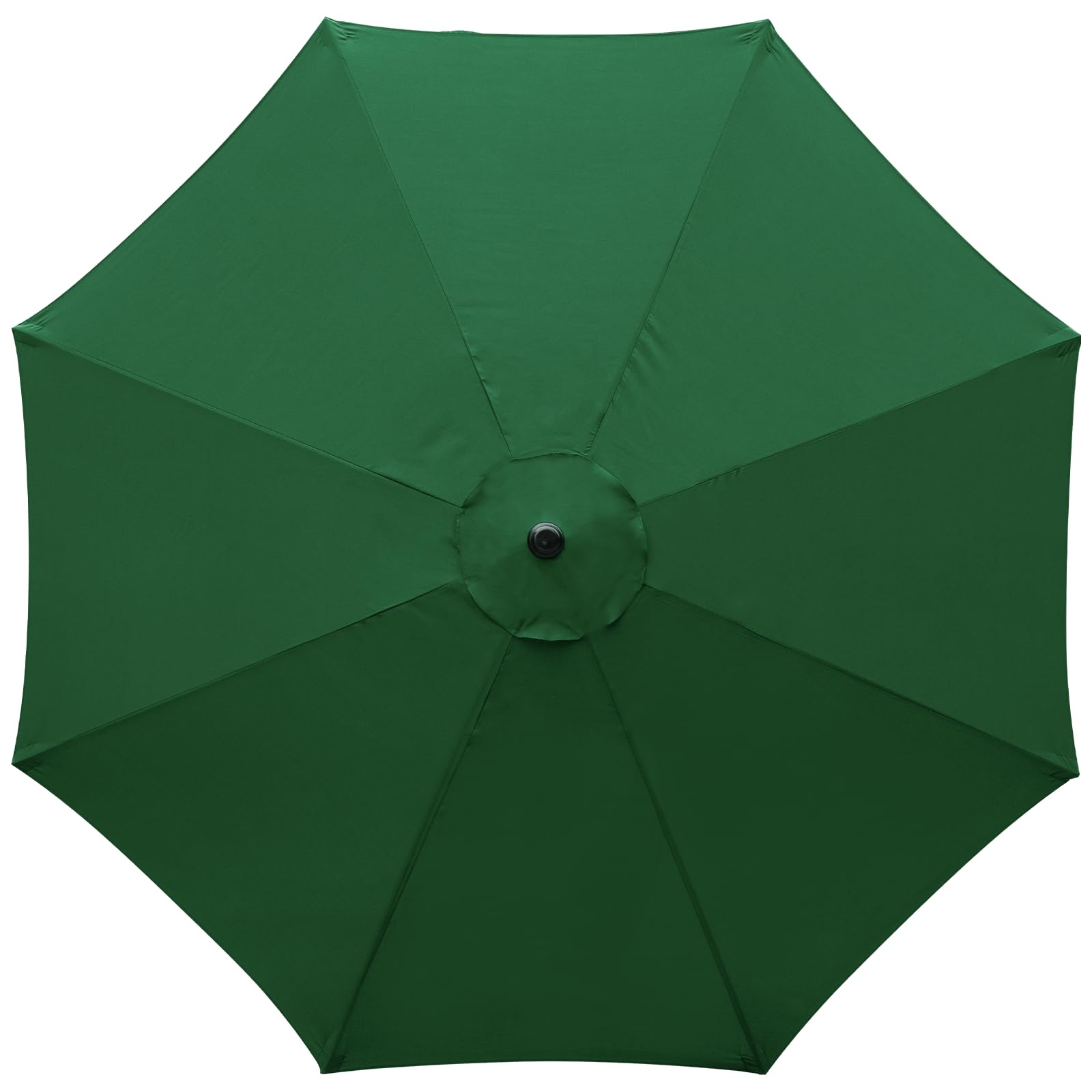 YOUGE OUTDOOR Parasol Replacement Canopy for 3 Meter 8 Rib Patio Umbrella, Waterproof Polyester, UV Protection, Garden Parasol Cover,Cantilever Umbrella Cloth (Hunter Green)
