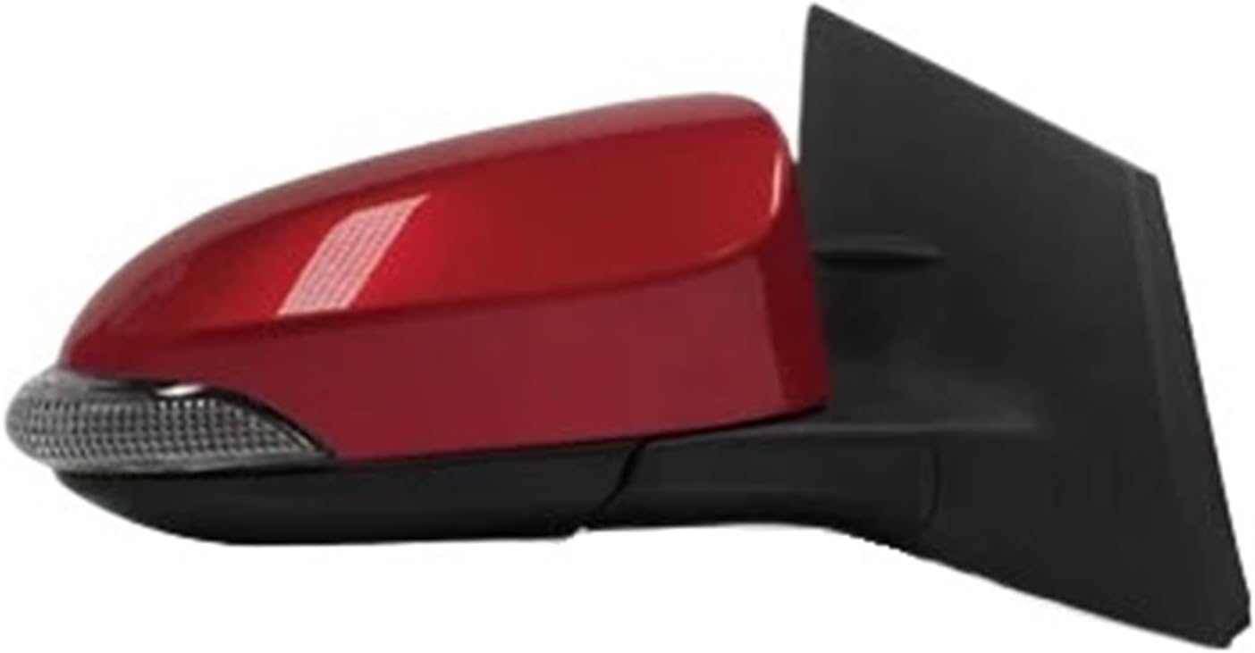 Car Rearview Mirror Assembly Accessories Auto Electric Mirror Adjustment Heated Turn Compatible For Toyota For Corolla 2014-2018(White Right 7Wire) (Red Right 7Wire)