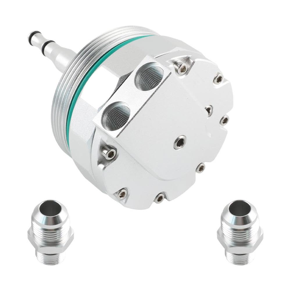 Tappo di copertura dell'alloggiamento del filtro dell'olio motore in alluminio compatibile con E36 E46 E60 Z3 Z4 M52 M54