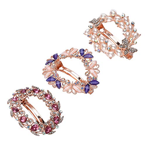 Ordermore Butterfly Hair Clips for Girls Women,3 Pieces