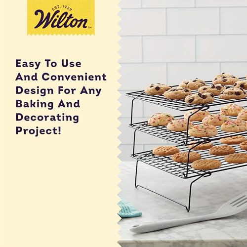 image for Wilton Excelle Elite 3-Tier Cooling Rack for Cookies, Cake and More - 