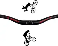 Guidão Bike Voador Gios Freehide Wheeling Grau 700x50mm Diversas Cores (Vermelho)