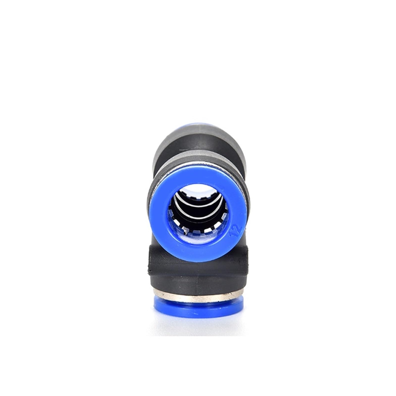 Złącza pneumatyczne, Szybkozłączki pneumatyczne typu T z polietylenu, wciskane, do węży wodno-powietrznych 4-16 mm, 5-50 szt.(10pcs,PE-14)
