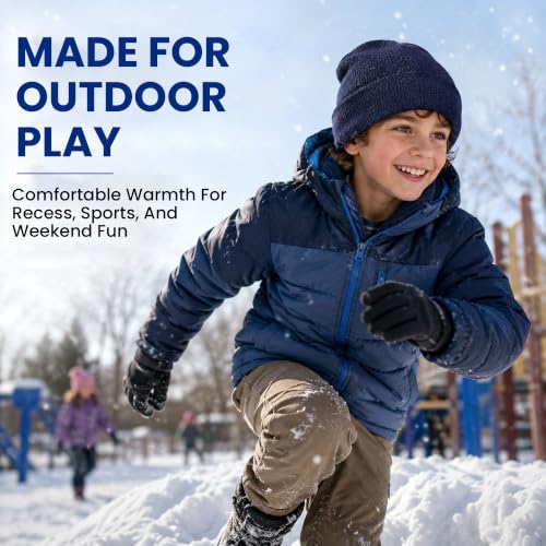 Image of YACHT & SMITH Kids Winter Beanie Hat Bulk Pack Warm Acrylic Cap