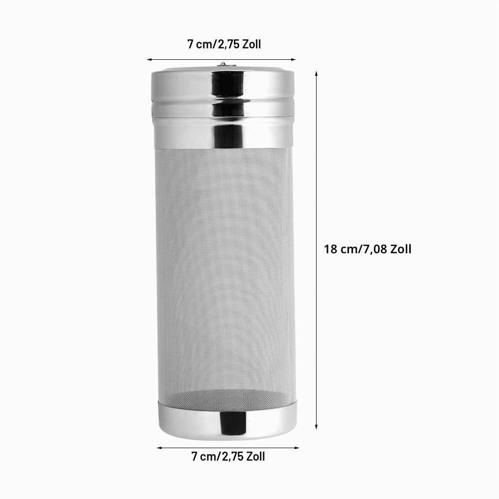 Hopfenfilter Edelstahl,Beer Dry Filter,Hopfensäckchen,Hopfen Zum Brauen,Hopfenne,300 Bierfilter AEdelstaheflecht Für Selbstuten Heimkaffee,Hausgehtes Kaffeegebrüh Trocchter
