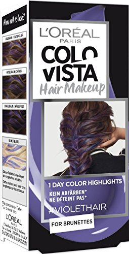 L'Oréal Paris Colovista Hair Makeup 1-Day-Color-Highlights 16 violethair Cover