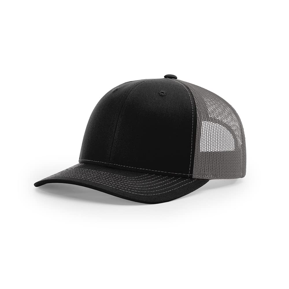 The Hat Pros | Richardson 112XL Structured Classic Trucker Hat w/THP Hat Brush | Adjustable Snapback