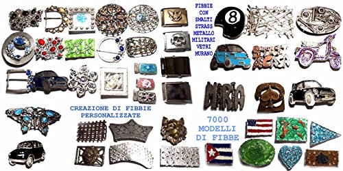Boucle pour ceinture 4 cm papillon pour réparer et personnaliser - 3