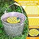 KAIYAYA 4 Stück Schwimmende Bieneninsel Bienentränke Tablett Bee Watering Station Bienenbecher Wasser für Bienengarten 20cm Floating bee Island Bienentränkestation for Gärten und Balkone
