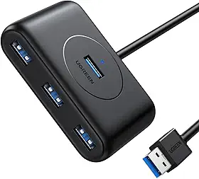 UGreen HUB USB 3.0 4 Portas Alimentção Micro USB 50Cm