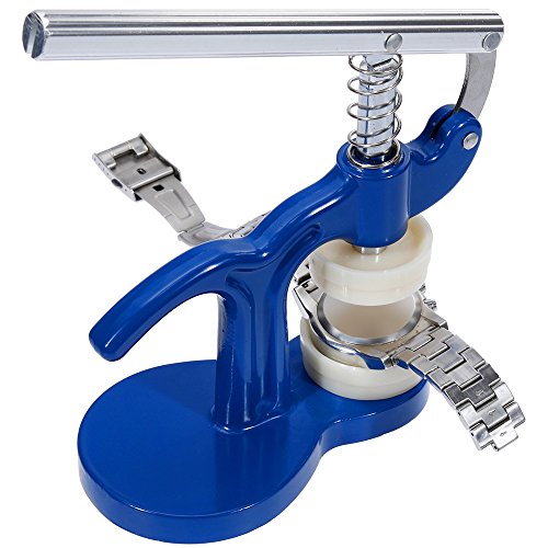 Temery Watch Press Set, Watch Back Case Closer, Watchmaker Watch Repair Tool Kit With 12Pcs Fitting Dies #TOP5