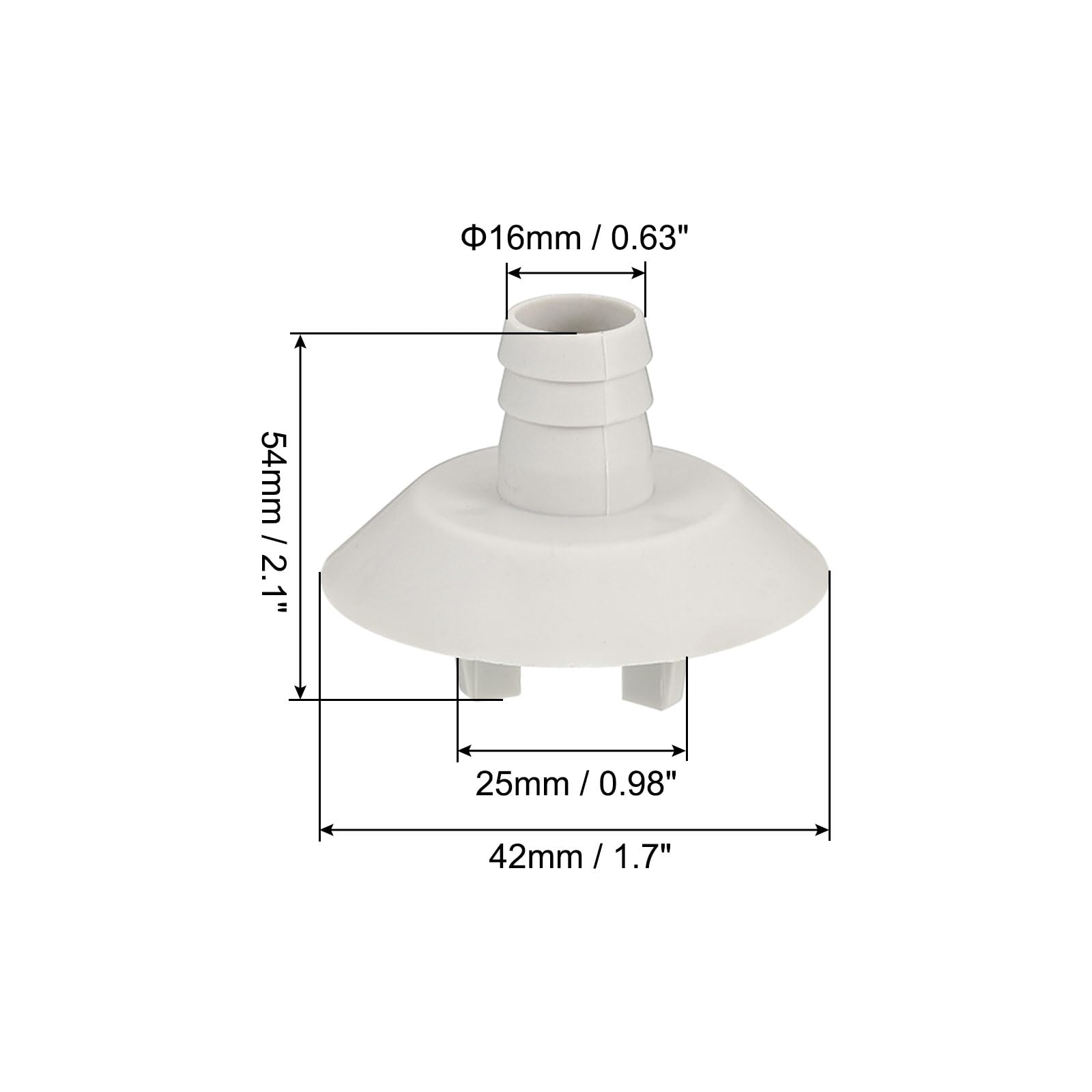 PATIKIL 25mm Air Conditioner Drain Hose Connector - Image 2