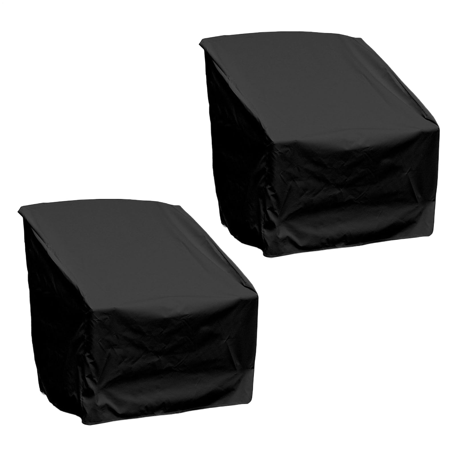 Lot de 2 housses de chaise de patio imperméables pour fauteuil pivotant de jardin