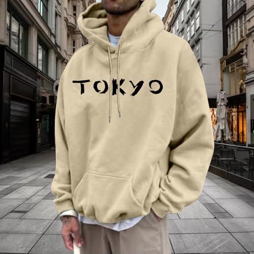 Graphic Hoodies For Men - Flower Print Sweatshirt Long Sleeve Casual Pullover Loose Fit Fall Top Daily Holiday Vacation Wear4