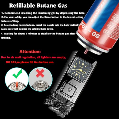 Encendedor antorcha con doble llama y control de voz miniatura 5