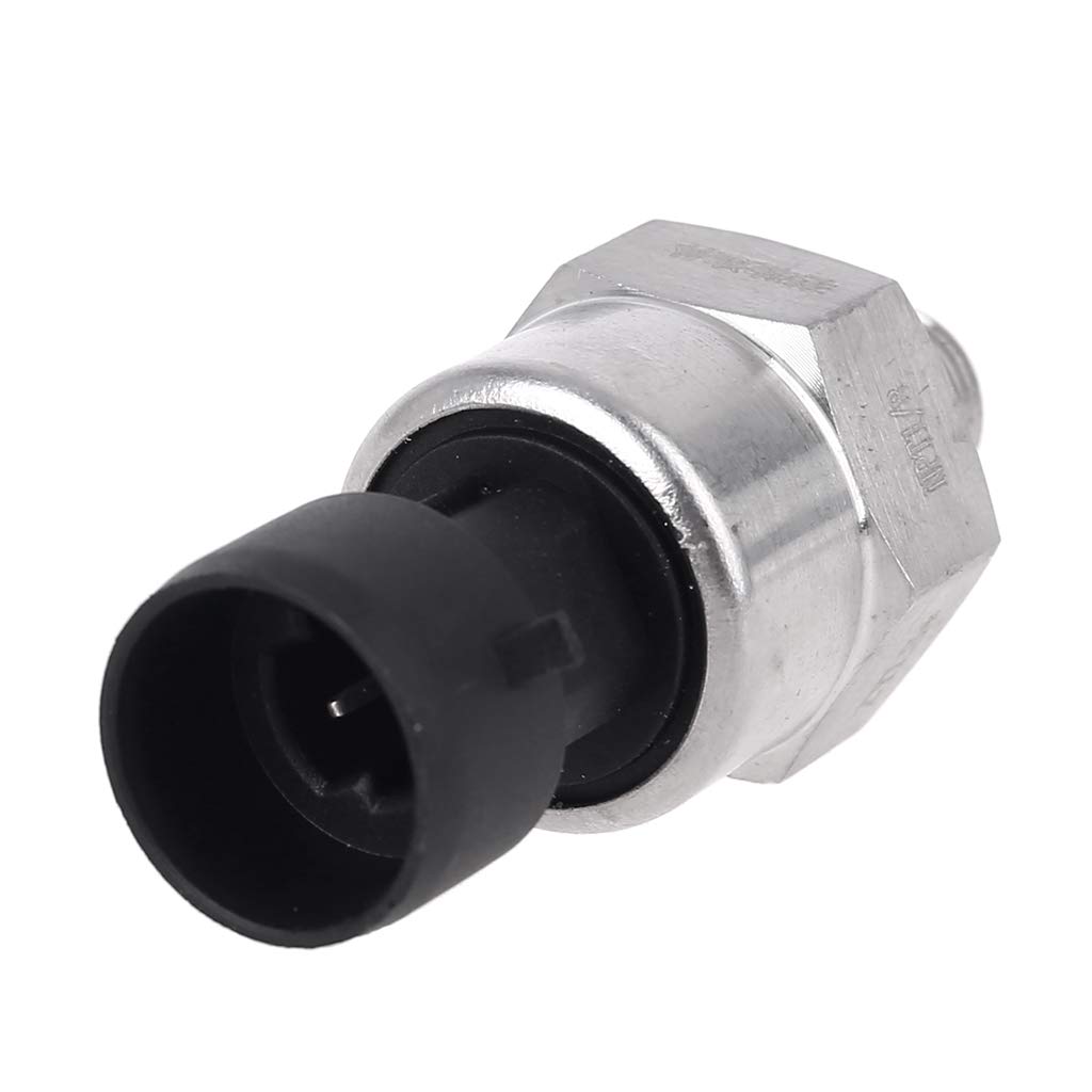 Medidor de presión de aceite digital LCD para coche, voltímetro, medidor de temperatura del agua, sensor de presión de aceite NPT 1/8 + sensor de temperatura del agua de 10 mm, termómetro digital