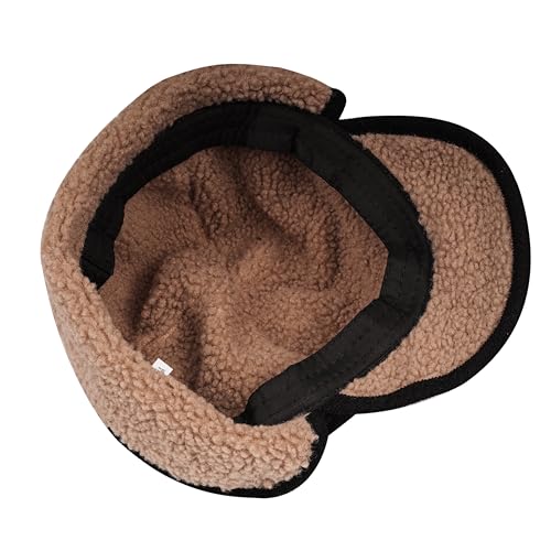 Gorro de invierno con orejeras a prueba de viento estilo gorra béisbol 6