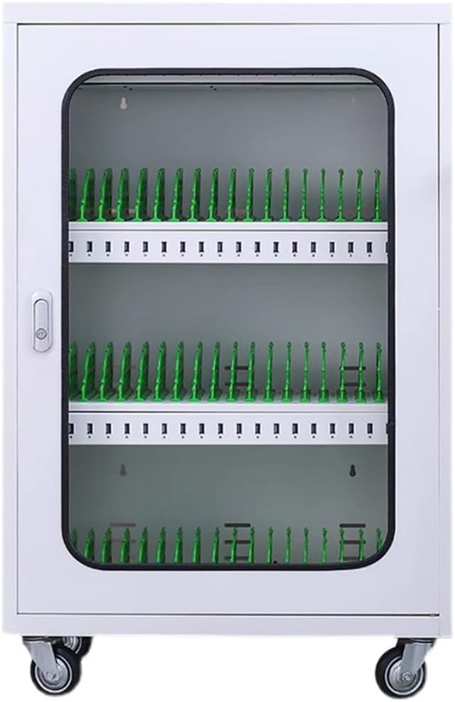 Amazon.com: 50/60 Slots Steel Cell Phones Storage Cabinet Locking ...