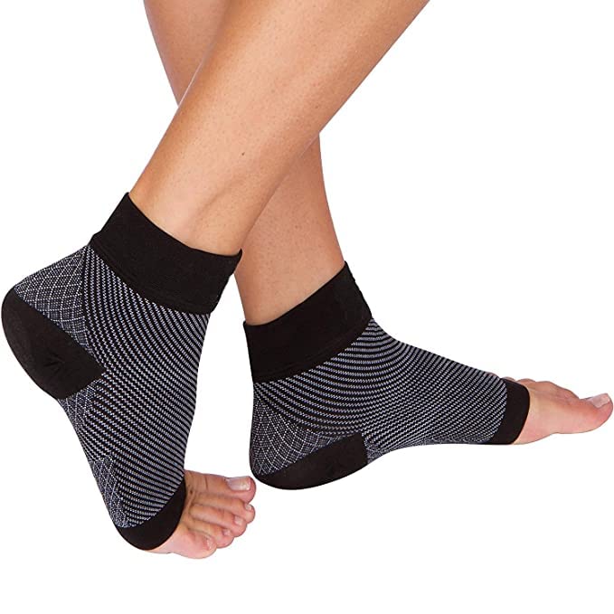 NEVER QUIT Ankle Brace Plantar Fasciitis and Ankle Support, Ankle Compression Sleeve for Achilles & Tendonitis, Foot Brace for Sprain and Heel Pain Relief, Black Ankle Brace for Women & Men (Black) (B0BN23MTNT) Amazon Price History, Amazon Price Tracker