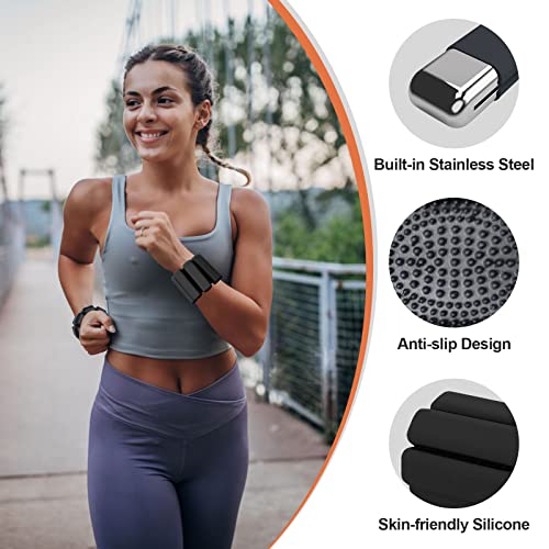 66Fit Wrist Ankle Weights Set Of 2 (1Lb Each) Adjustable Ankle Weights For Women Men Kids Increase Training Intensity Wrist Weights Sets For Women Strength Training Walking Running Yoga Pilates Gym #TOP1