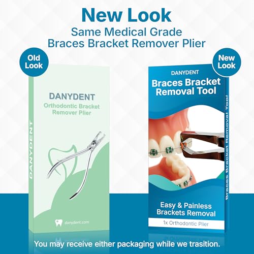 Image of Bracket Remover For Braces - Orthodontic Braces Removal Tool Kit - Professional Braces Removal Kit - Easy To Use Dental Tools Stainless Steel Braces Essentials - 1 x Bracket Remover Plier