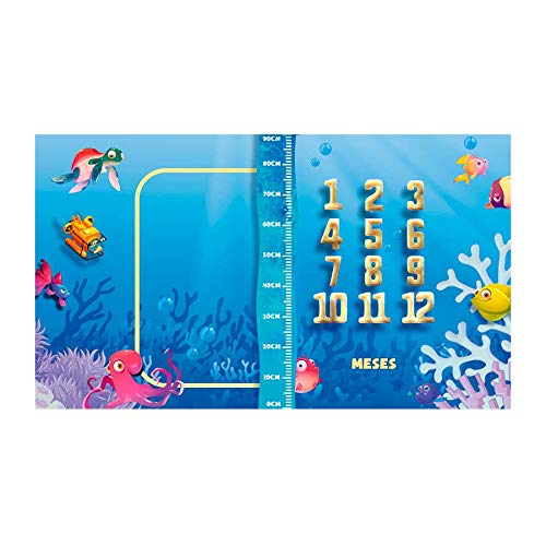 Tapete Cenário para Mesversário de Bebê Fundo do Mar