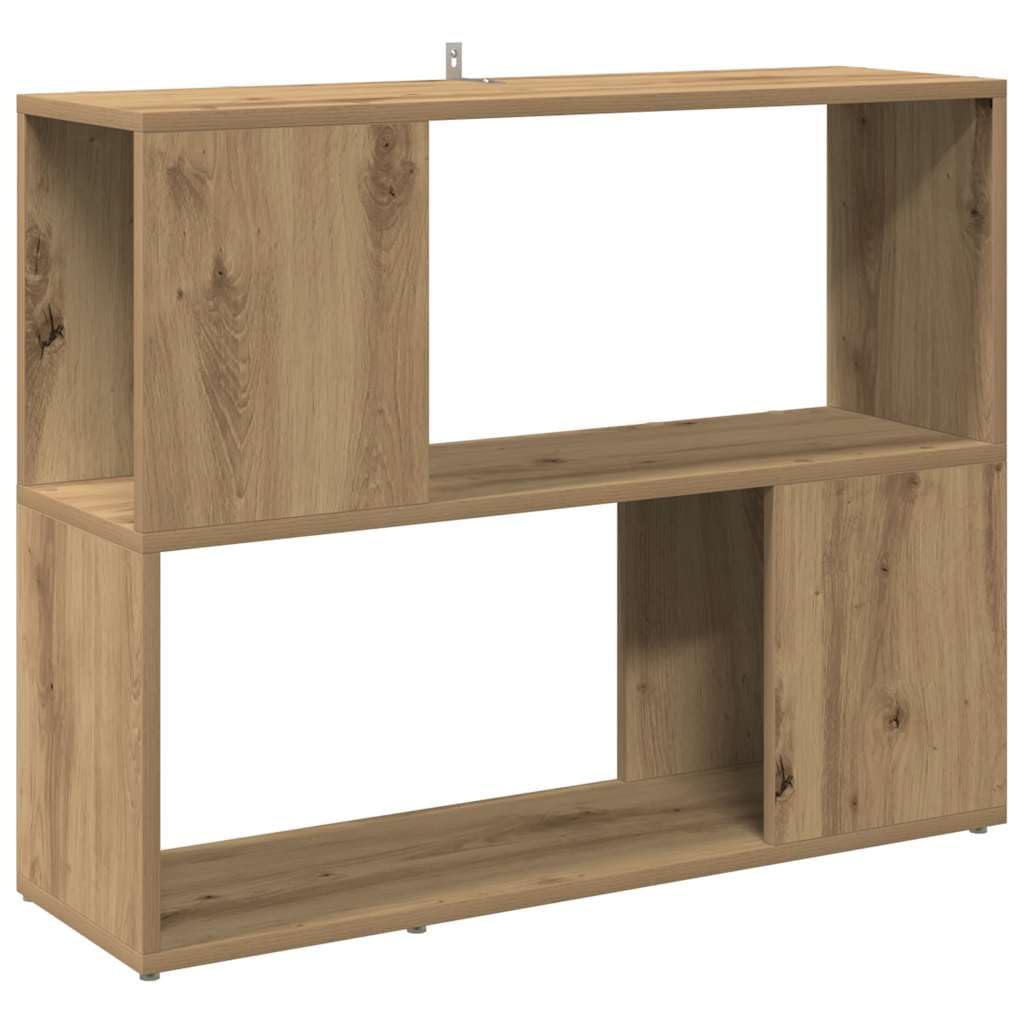 vidaXL Book Cabinet/Room Divider Artisan Oak 80x24x63 cm