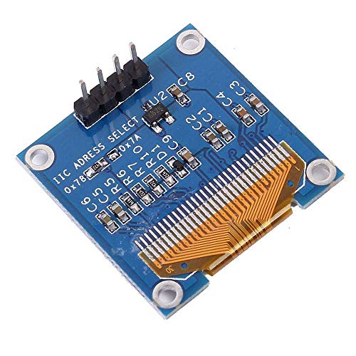 PEMENOL 5PCS OLED Display Module 128 x 64 OLED Display I2c 0.96inch OLED Display IIC Serial OLED Module with SSD1306 for Arduino Raspberry Pi and Microcontroller - Yellow Blue Light