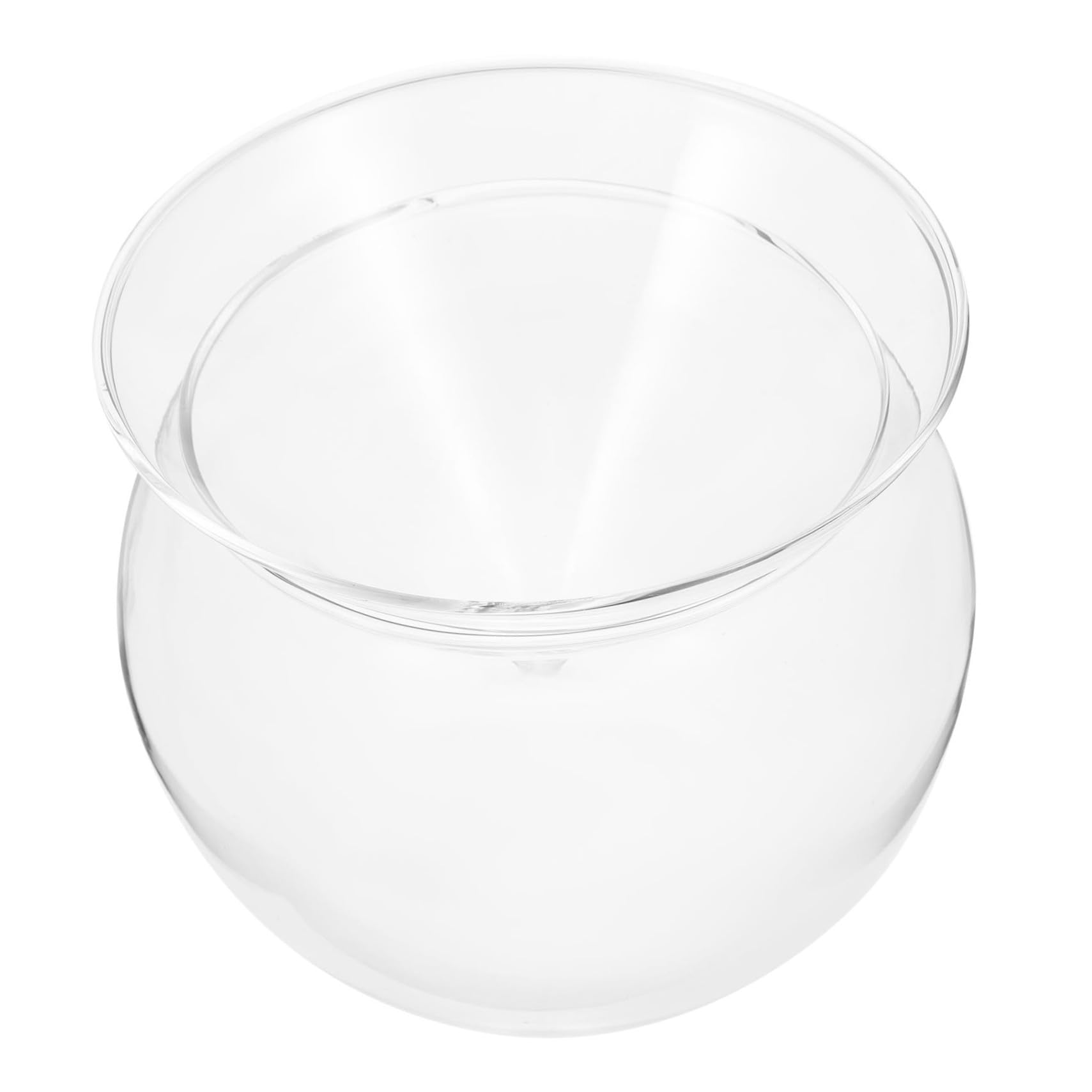 GRIRIW Cocktail Glass Round Design High Borosilicate 13x13x9.3cm Home Glass Cup