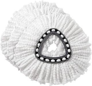 3pcs Replacement Microfibre Spin Mop Clean Refill Head for Household Cleaning Tools Mop Accessories