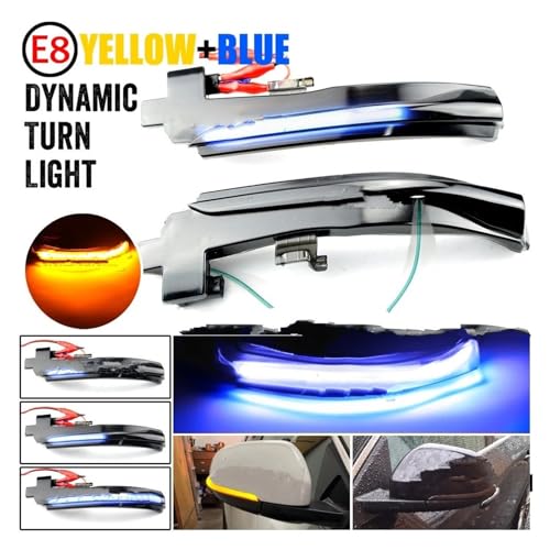 2X LED V[PV_Ci~bNTCh~[EBJ[Cg^[VOiv {{ S60p CC S60p II S80 II V40 CC 40 II V60p V60p CC V70p LEDTChEBJ[ TC(Blue-Yello