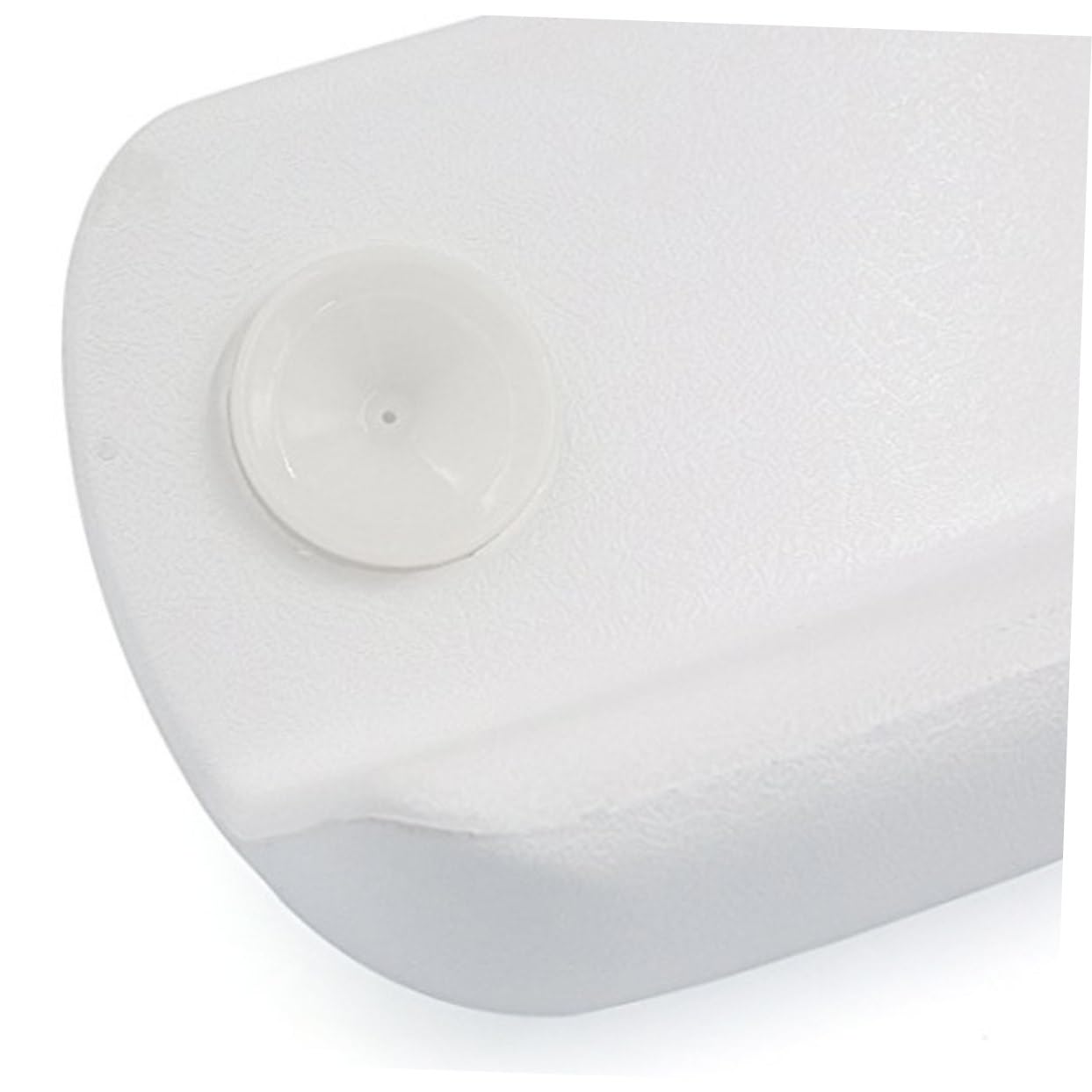 BESTYASH Cuscino 7 Ventose Potenti in Materiale Pu per Vasca da Bagno Colore Bianco Confortevole e Antiscivolo per Spa e Bagno per Adulti e Ragazzo Ragazza