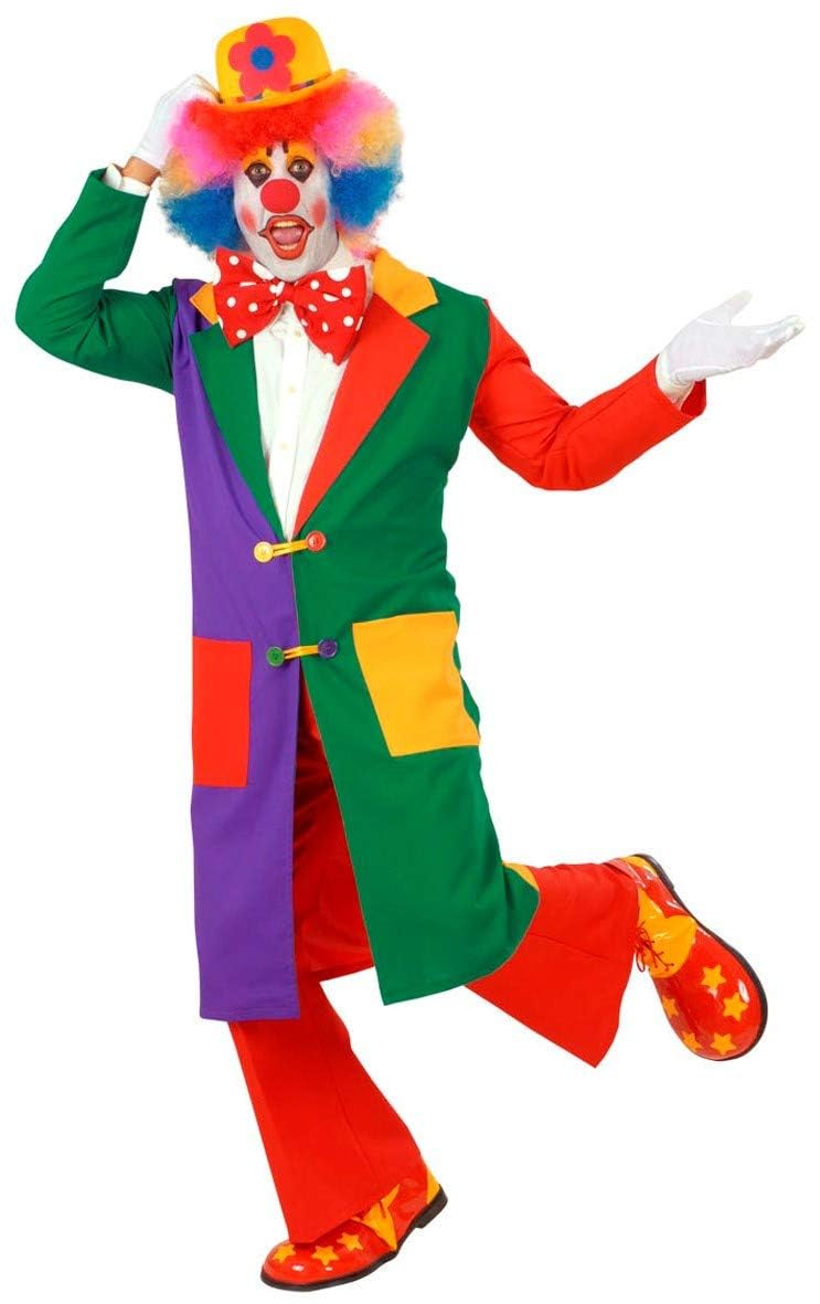 Clown Long Coat Costume Medium for Circus Fancy Dress