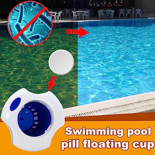 Flutuador de Cloro para Piscina - Dispensador de Cloro Flutuante para Piscina,Flutuador de pastilhas