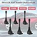 Set of 6 Ignition Coil Packs & Spark Plugs Fits For 3.5 V6 Nissan Murano Maxima Altima Pathfinder Infiniti G35 EX35 JX35 2009 2010 2011 2012 2013 2014 2015 2016 3.5L Coils Spark Plugs Replaces# UF550