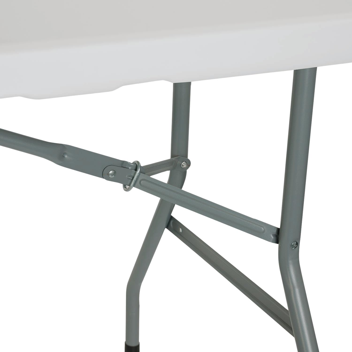 THINIA HOME Draagbare rechthoekige inklapbare cateringtafel, wit, 150