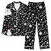 Women's Christmas Pajamas Set Loose Long Sleeve Sleepwear Soft Button Down 2Pcs Pjs Lounge Sets Cute Graphic Nightwear