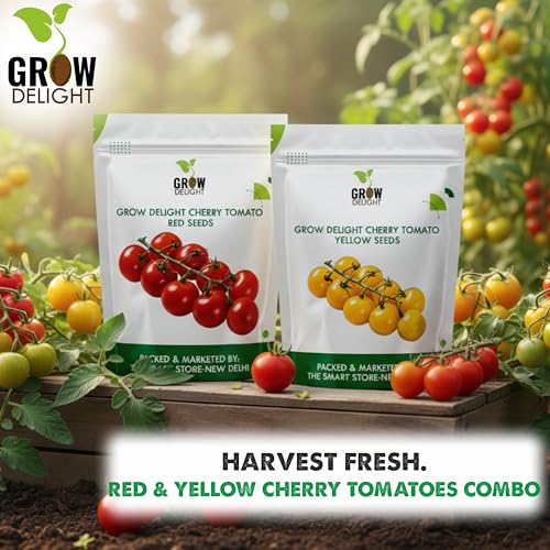 Image of Cherry Tomato Red&Yellow 100+ Vegetable Seeds for Home Garden