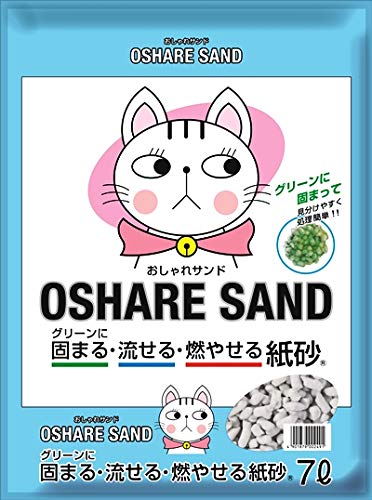 ねこサンド Amazon | 新東北化学工業 猫砂 紙砂おしゃれサンド 7L | 新東北