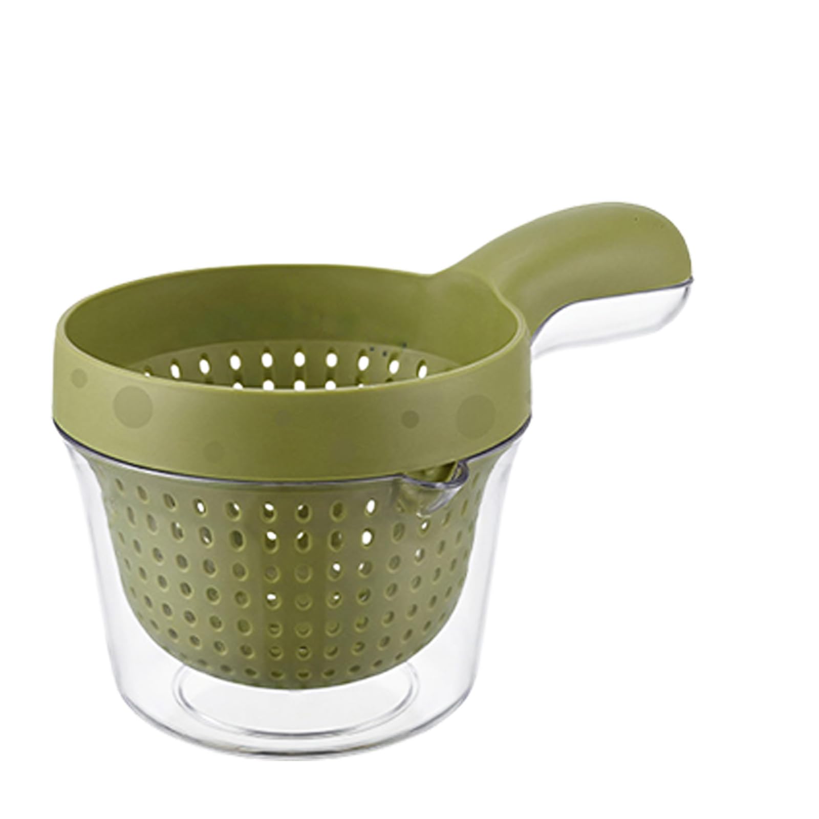 SHINLHUA Modern Double Layer Leakproof Berries Washing Basket with Nonslip Grip Perfect for Countertop or Picnicing Fruit Vegetable Strainer