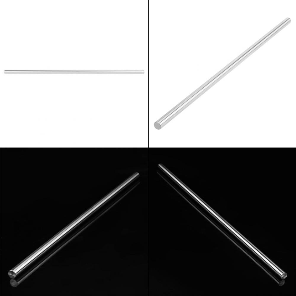 Barra de acero, 1Pcs 15mm 500mm Cromado lineal Acero al carbono Barra redonda Cilindro endurecido Barra, Alta resistencia a la corrosión/Alta resistencia al desgaste/Alta precisión