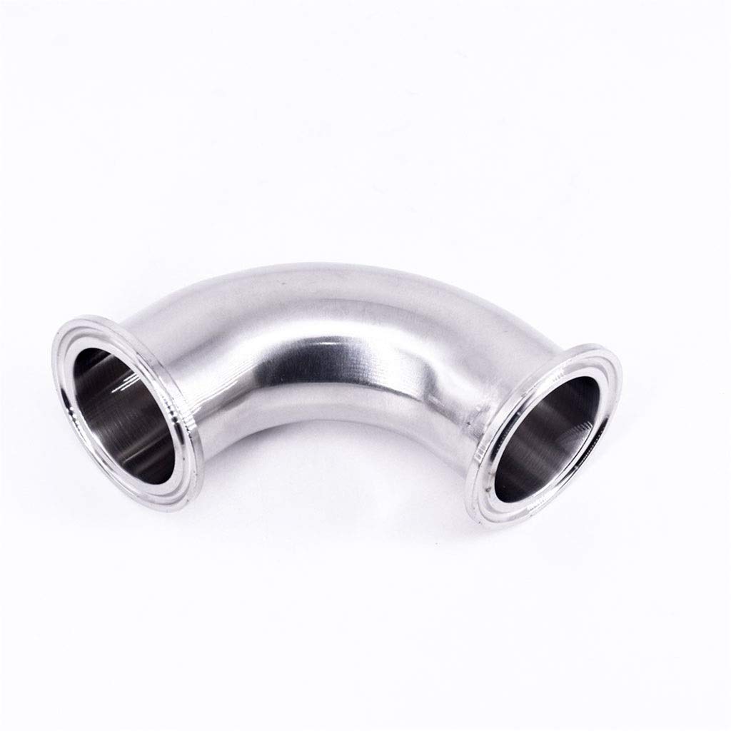 Gomito a 3,8 cm, 5,1 cm, 6,3 cm, 7,6 cm, 8,9 cm, 10,2 cm, gomito a 90 gradi, in acciaio inox SUS316 (108 mm OD K119 mm)