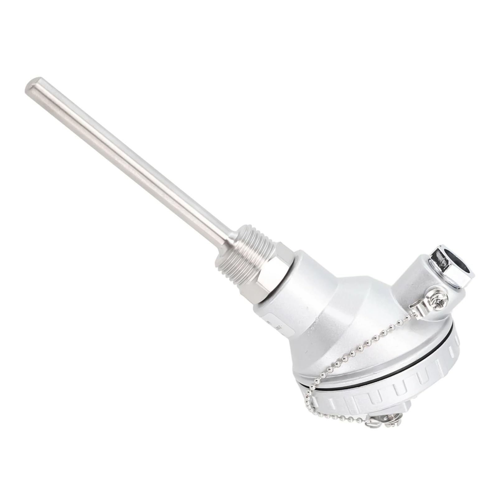 JJKKOZVQF Threaded PT100 Temperature Sensor Probe Transmitter 4-20ma Thermocouple Thermistor(100mm)