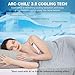 Elegear Revolutionary Cooling Blanket Twin, Absorbs Heat to Keep Body Cool for Night Sweats, Arc-Chill Cool 3.0 Fiber Q-Max>0.5 for Hot Sleepers, Lightweight Summer Cold Blankets for Sleeping, Grey