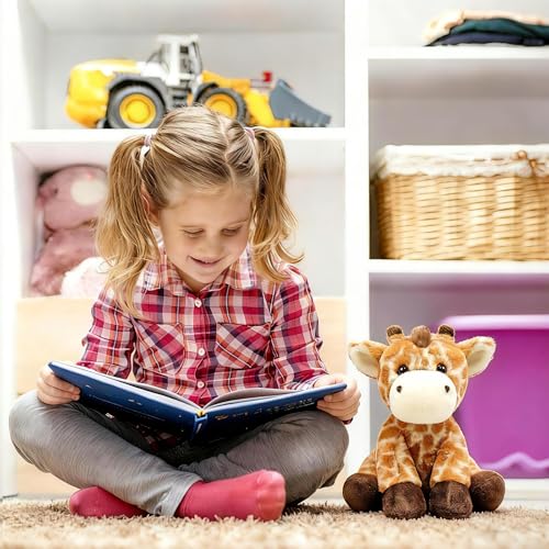 Image of Ditucu Giraffe Stuffed Animal 8 inch Cute Realistic Plush Toys Ultra Soft Plushies Gifts for Kids