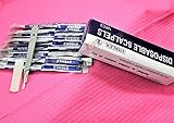 CYNAMED USA Disposable Scalpels with #15 High-Carbon Steel Blades, Plastic Handle, Sterile,...