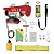 Electric Hoist - 2200 LBS Wireless Winch - 110V Remote Control 2 in 1 Engine Hoist - 1800 W Electric Crane - Steel Electric Winch Lift - with 2204 IBS 39 in Lifting Straps - Attic Lifts for Garage