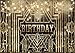 SHRAPHY 20'S Backdrop 7x5ft Retro Ball Black Gold Texture Banner Background for Roaring 1920s The Great Gatsby Party Photography RBJHYUH31