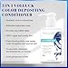 VOLLUCK Color Depositing Conditioner, 3-in-1 Cruelty-free Color Depositing Hair Mask for Enhances Shine & Softness, Non-foaming for All Hair Types (Blue, 5.28 Fl oz)