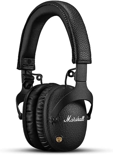 Marshall Monitor II Active Noise Canceling Over-Ear Bluetooth Headphone, Black